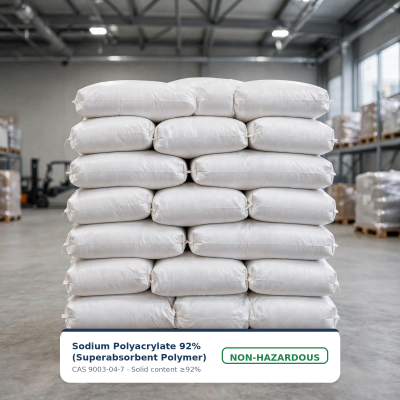 Sodium Polyacrylate 92% (Superabsorbent Polymer)
